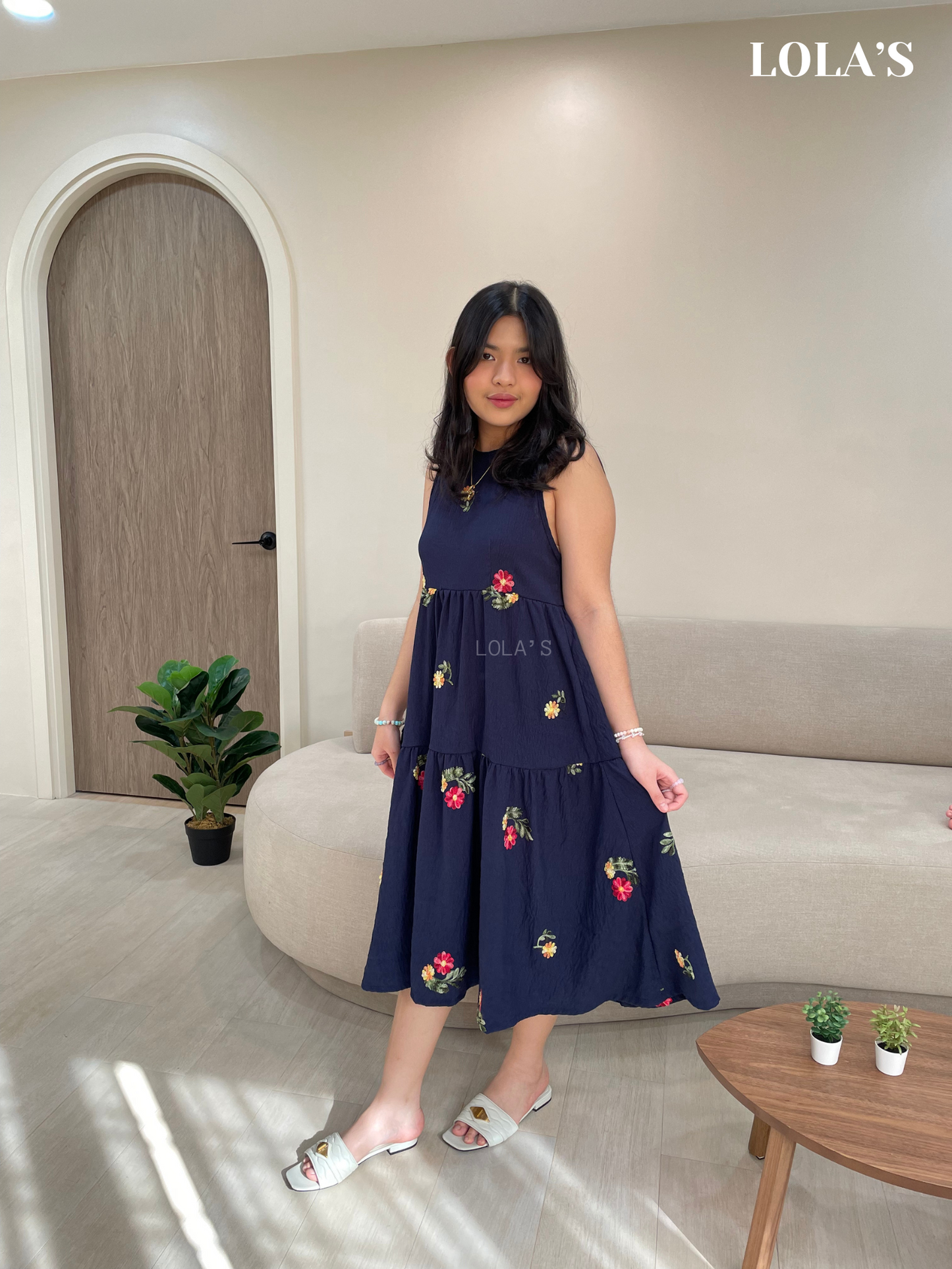 Miles Dress (Navy Blue)