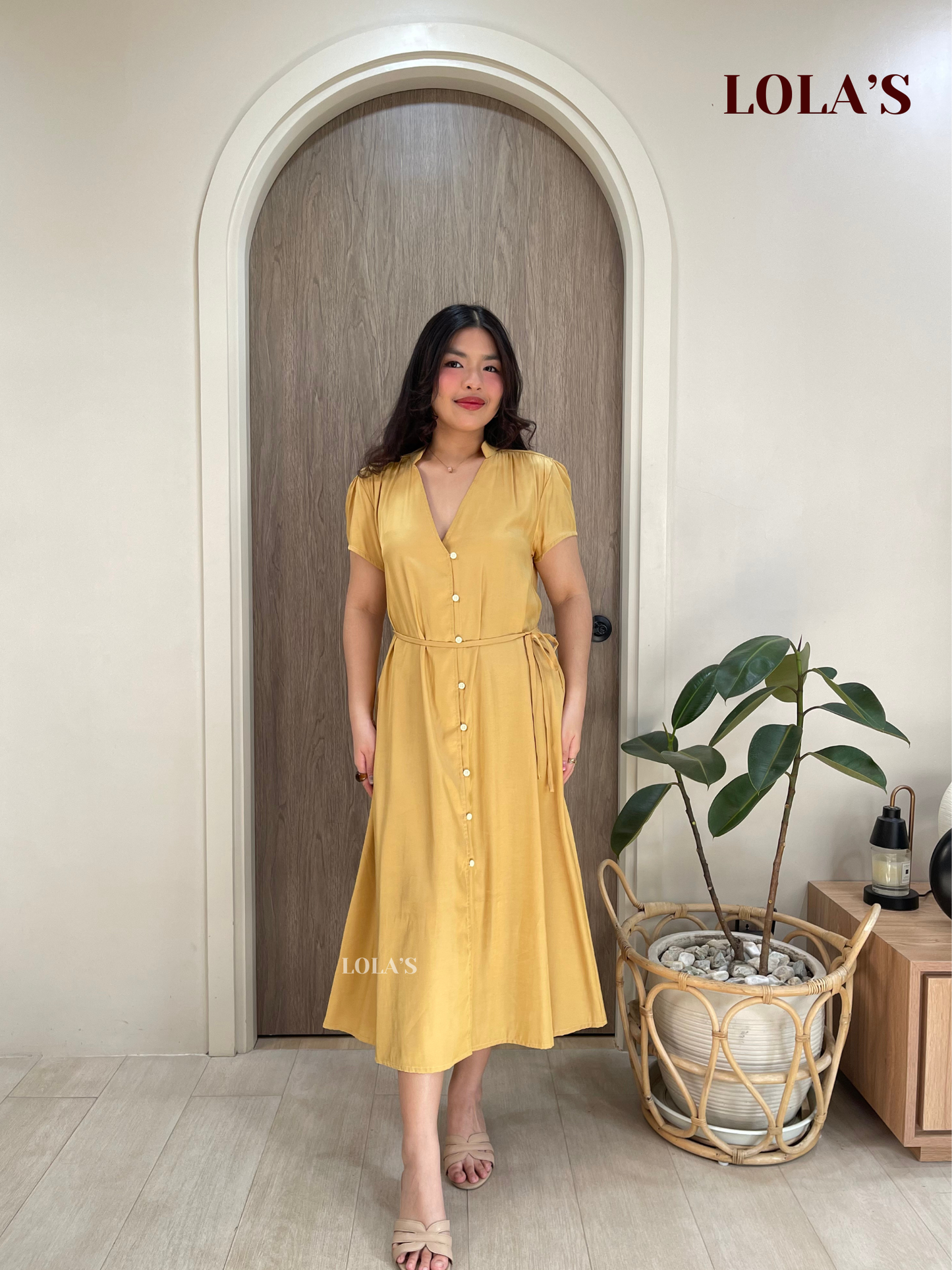 Kyle Dress (Mustard)