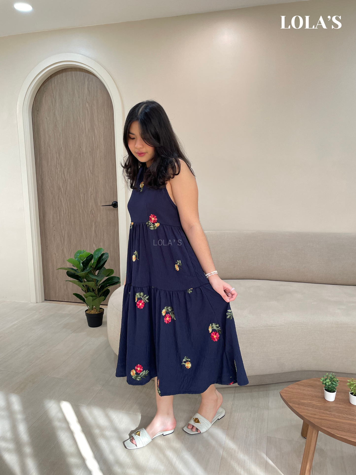 Miles Dress (Navy Blue)