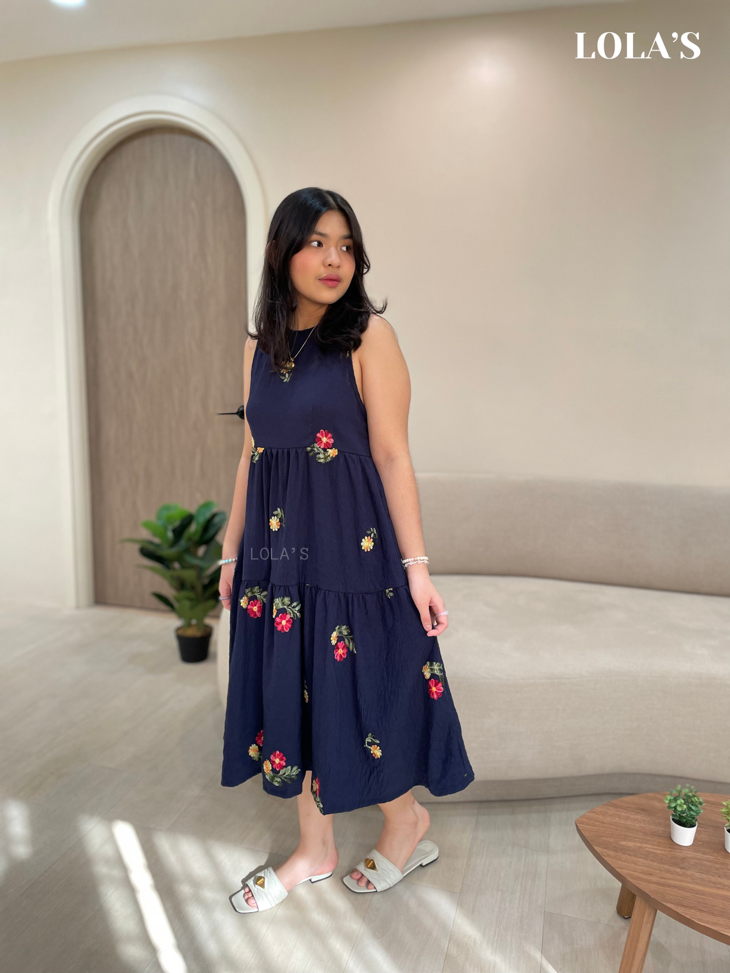 Miles Dress (Navy Blue)