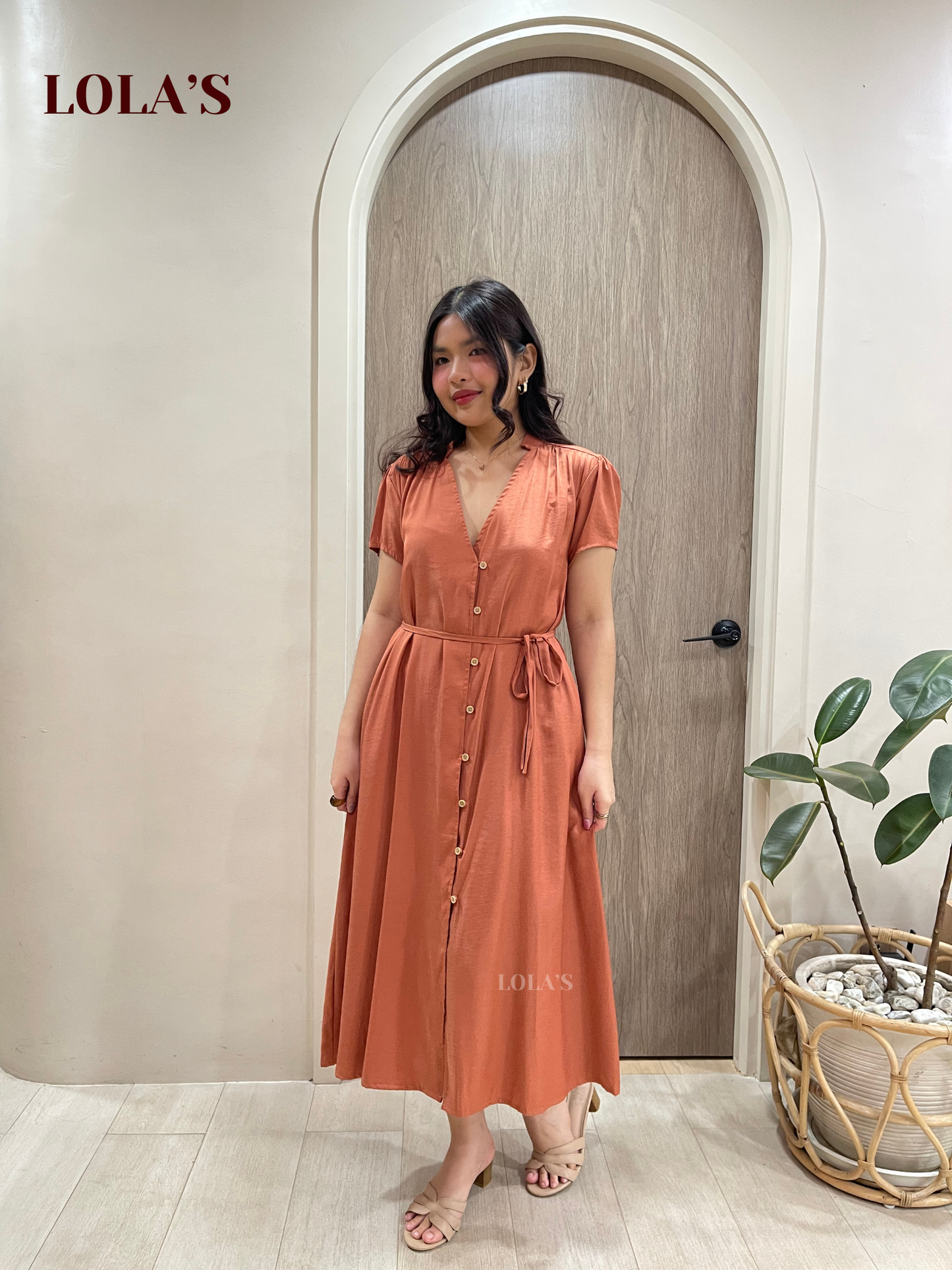 Kyle Dress (Rust)