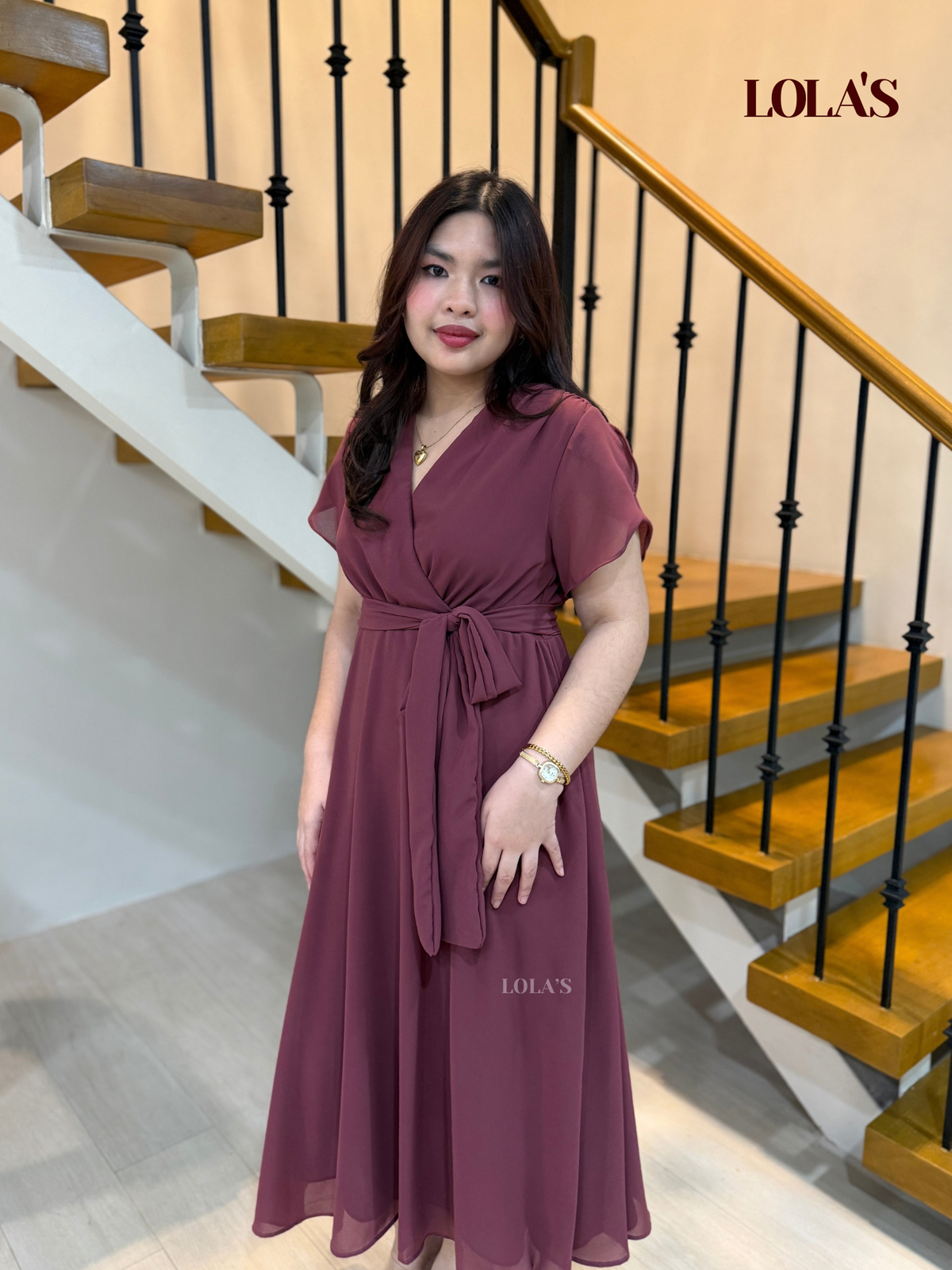 Glinda Dress (Mauve)