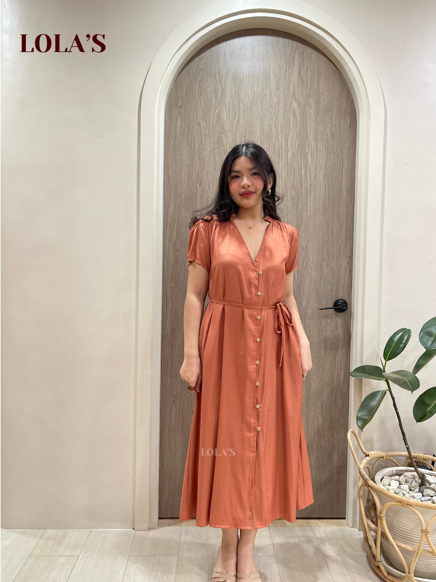 Kyle Dress (Rust)