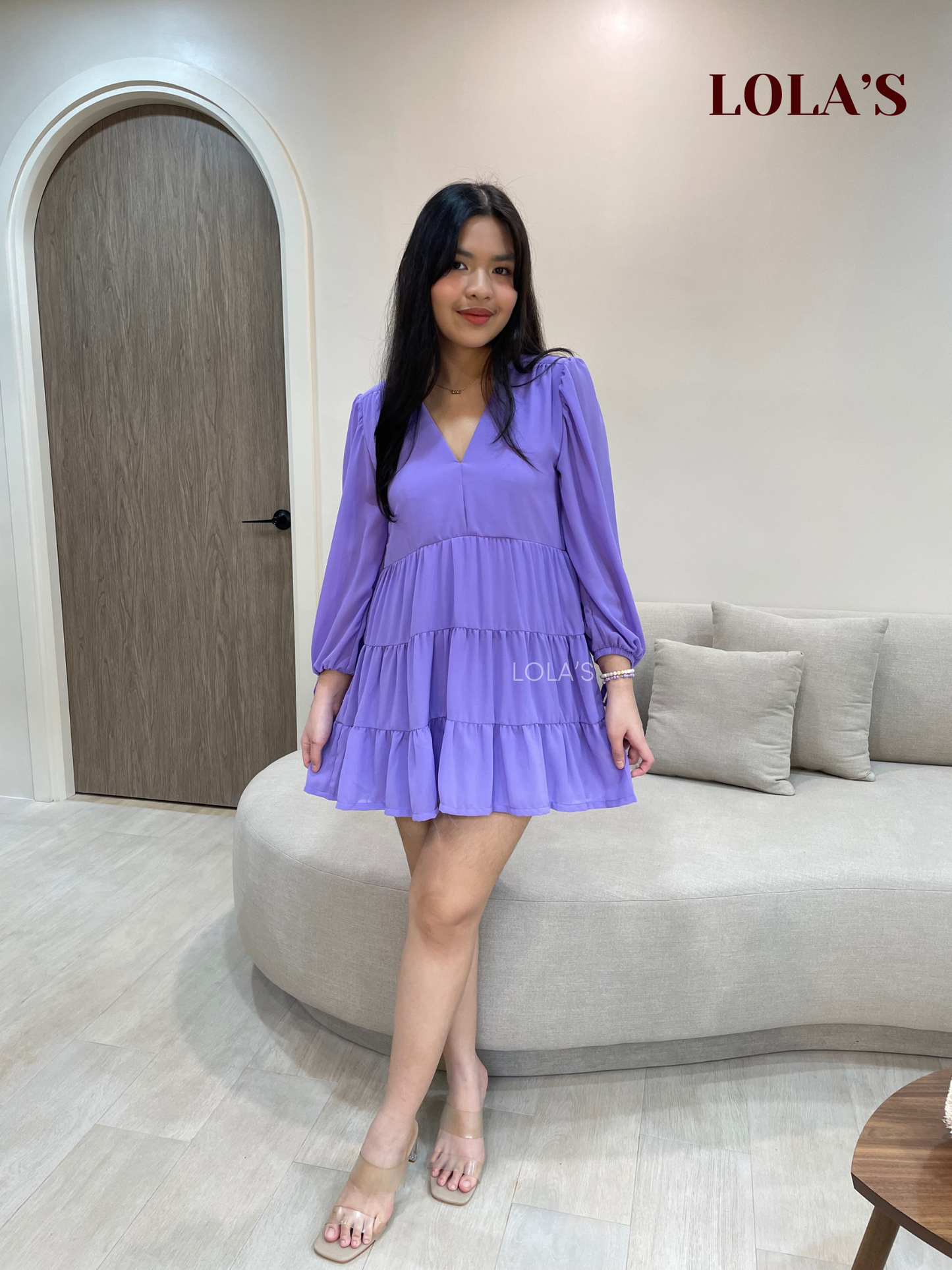 Monina Dress (Periwinkle)