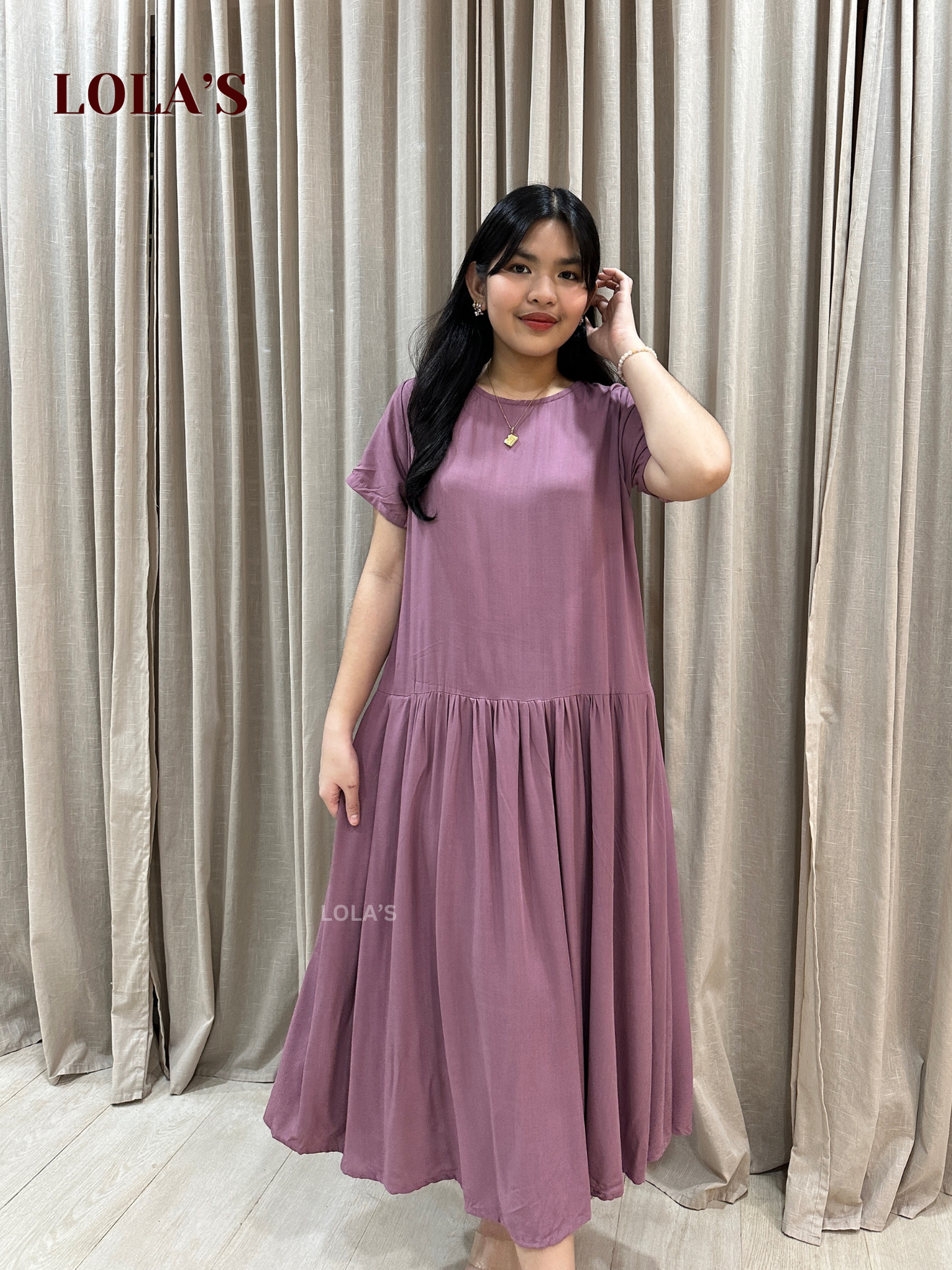 Mina Dress (Mauve)
