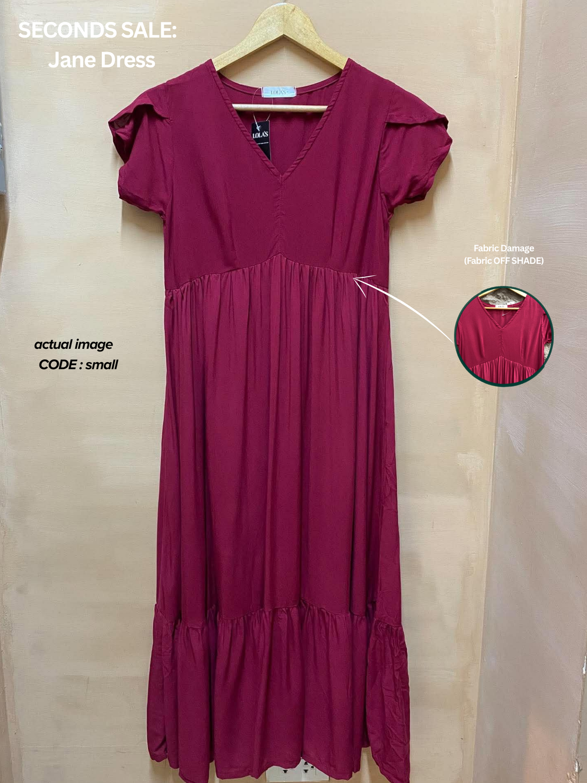 Jane Dress (Seconds Sale )