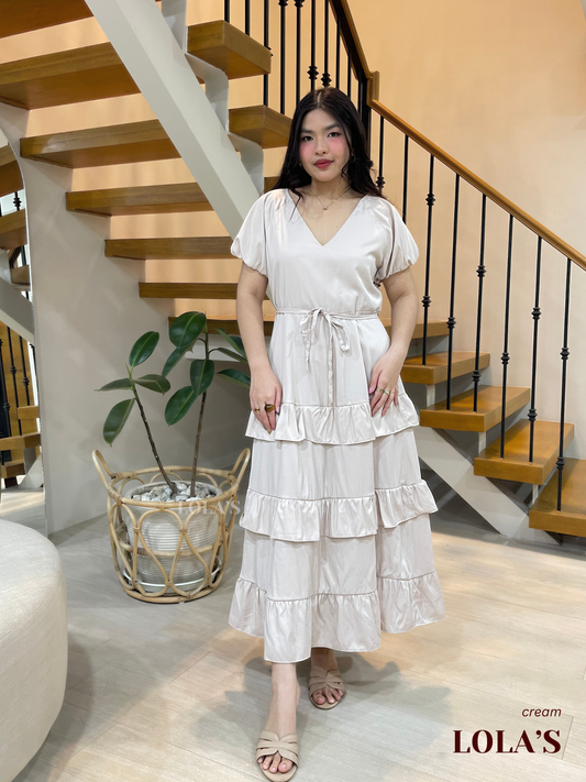 Melai Dress (Cream)