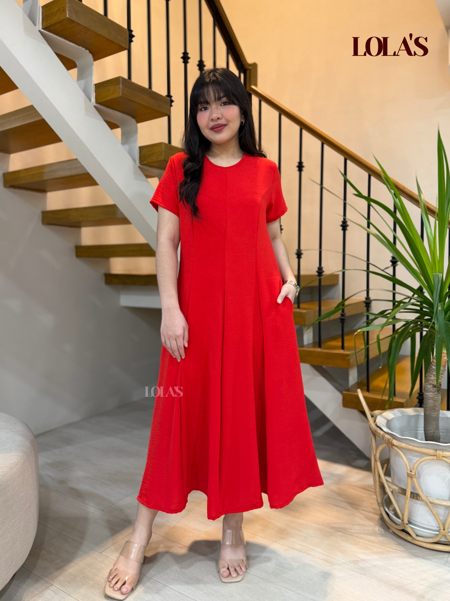 Kathleen Dress (Red)
