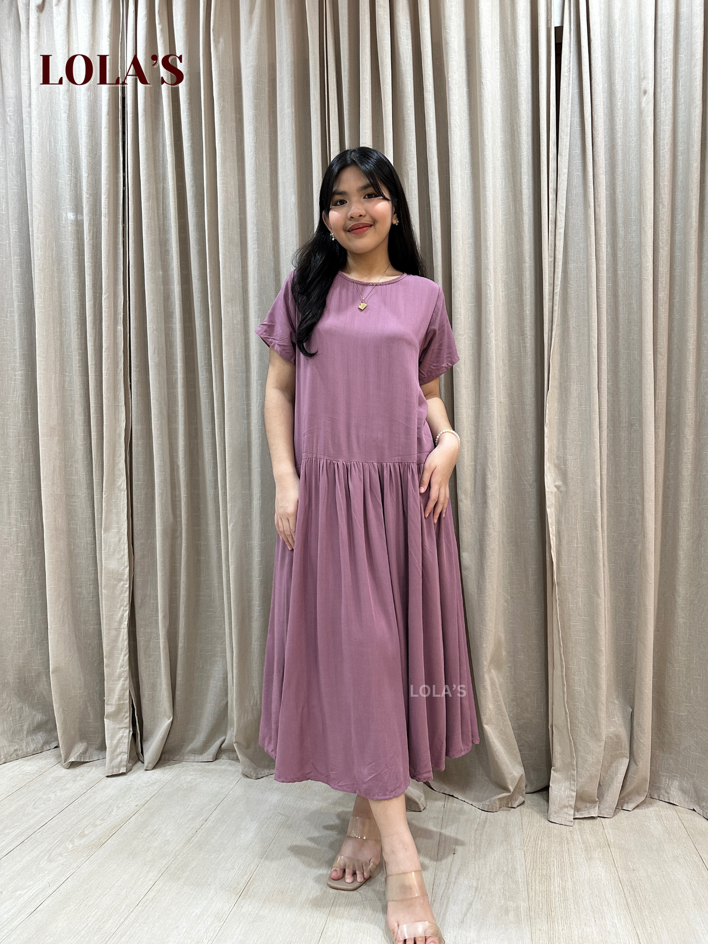 Mina Dress (Mauve)
