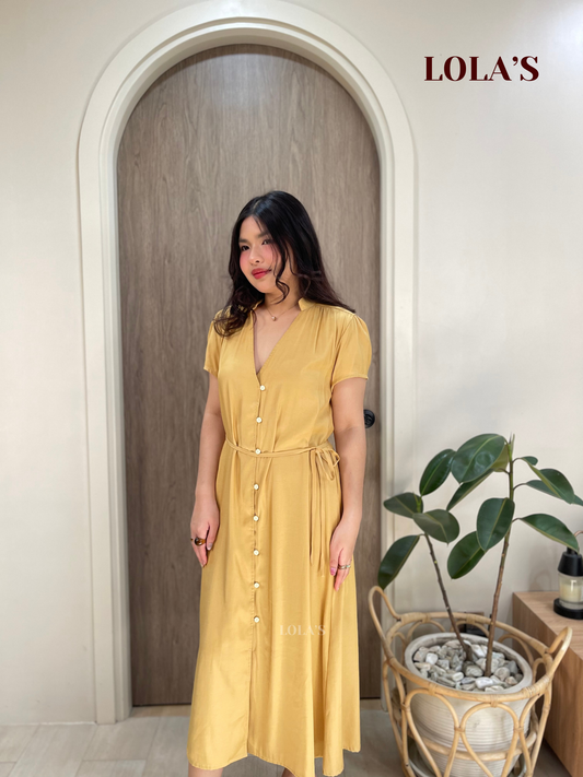 Kyle Dress (Mustard)