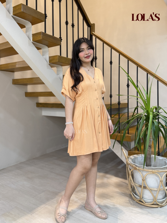 Felicia Dress (Apricot)