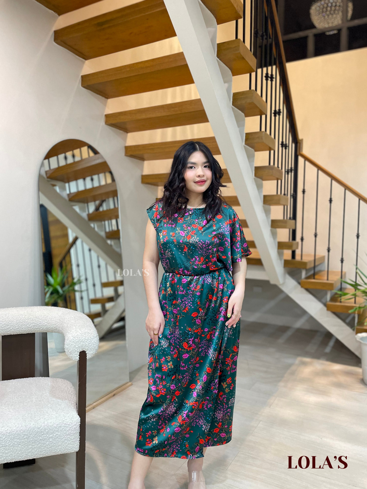 Ollie Dress (Emerald Fleur)