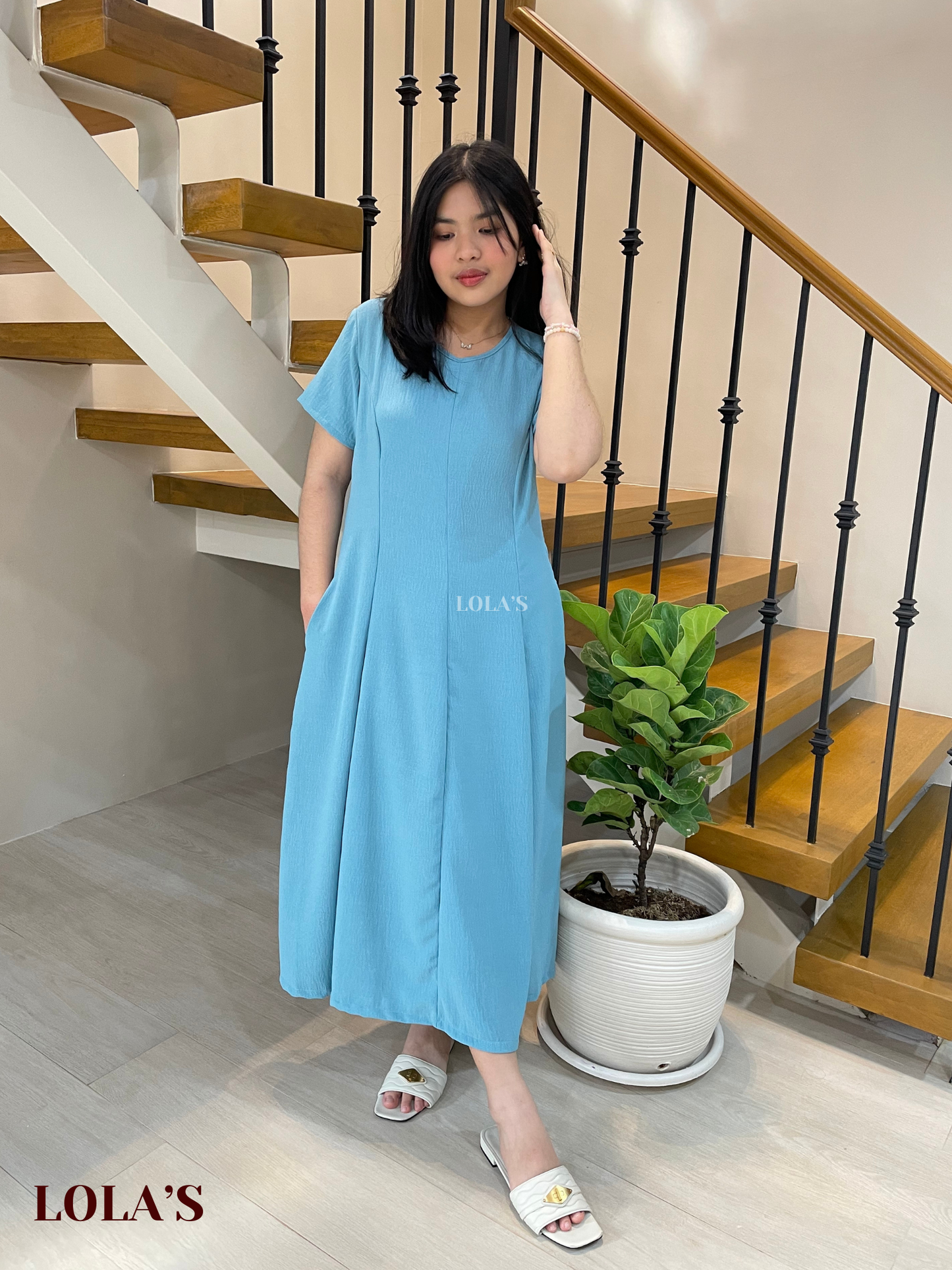 Kathleen Dress (Sky Blue)
