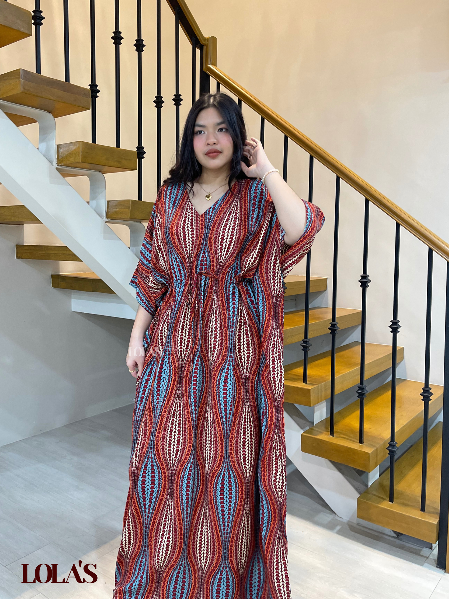 Rowena Dress (Red Braids)