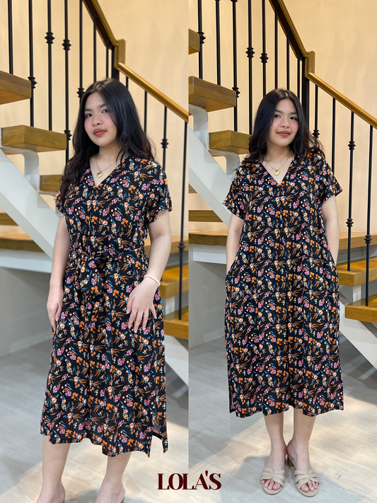 Tracy Dress (Cheerful Black)