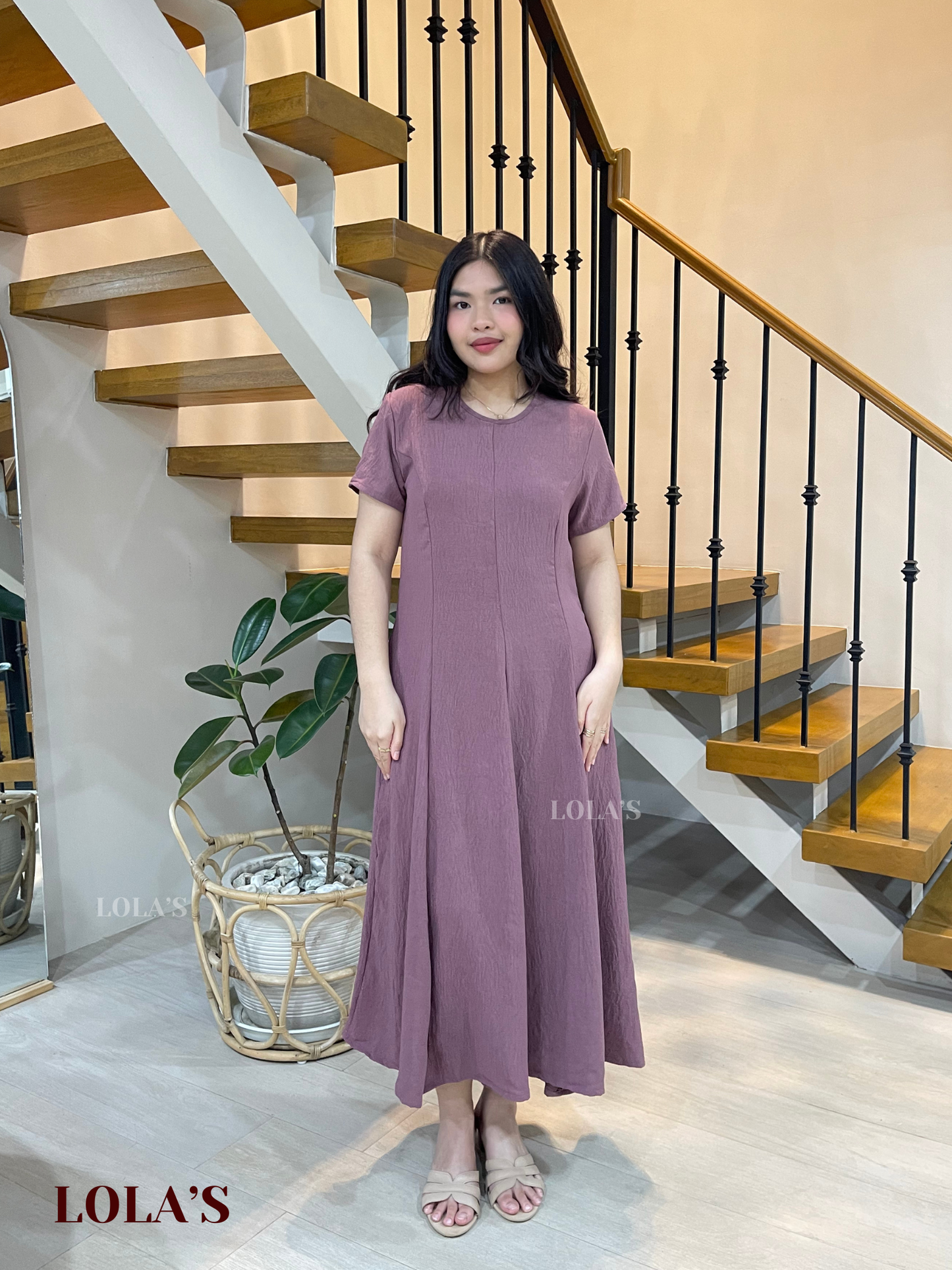 Kathleen Dress CLEARANCE SALE (Mauve)