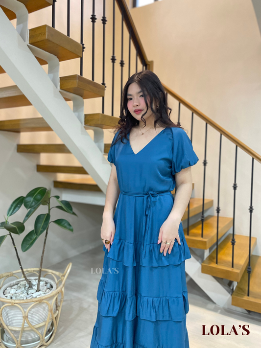 Melai Dress (Blue Green)