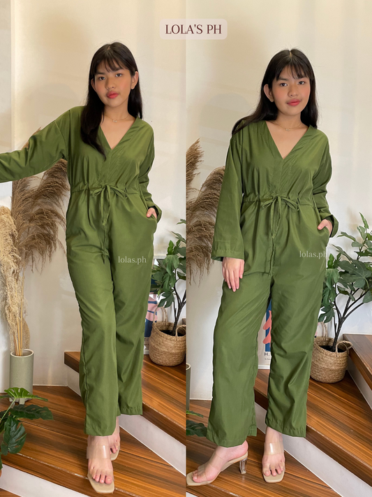 Farrah Jumpsuit (Army Green)