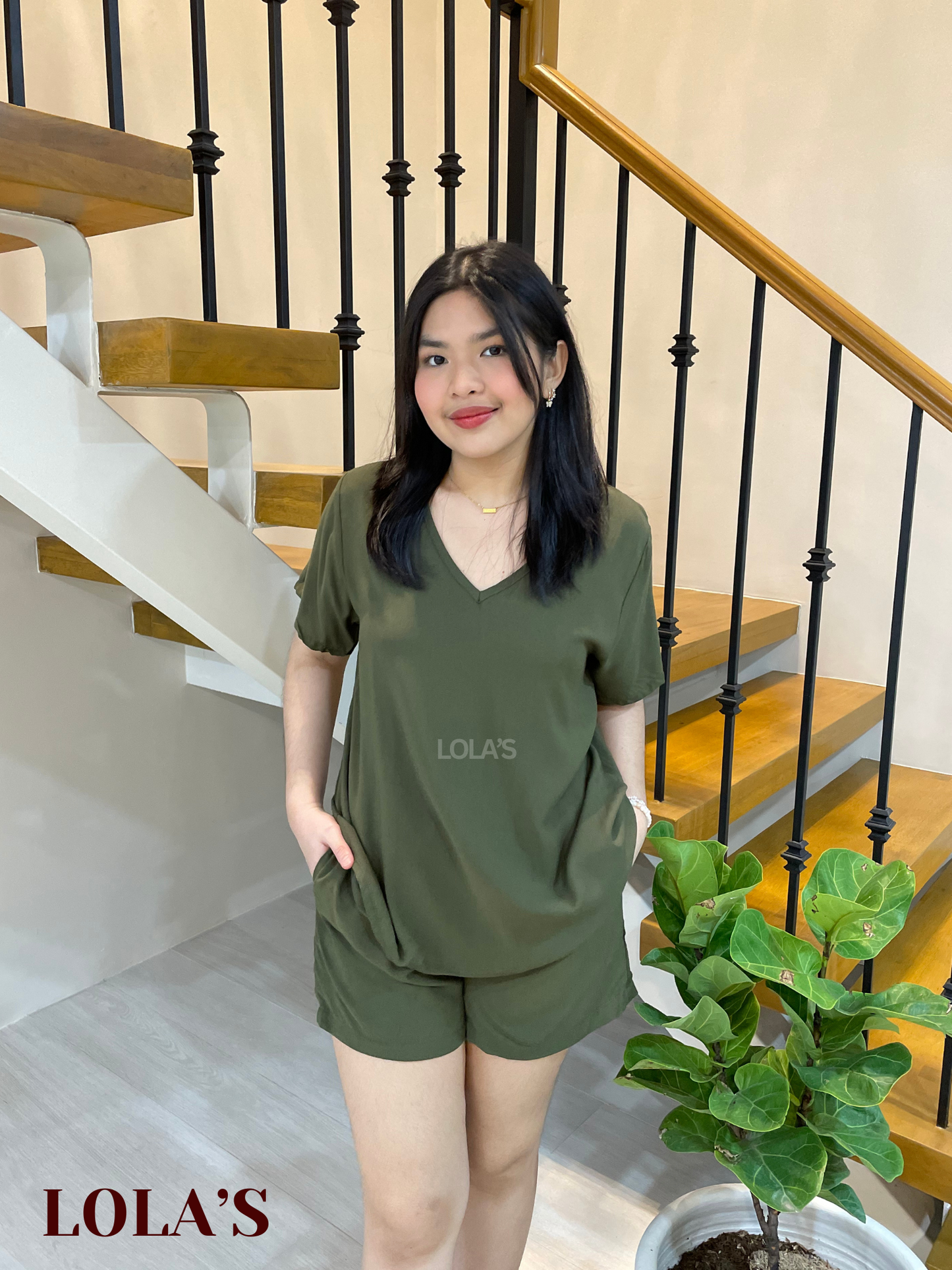 Terno | Loungewear Coordinates (Army Green)