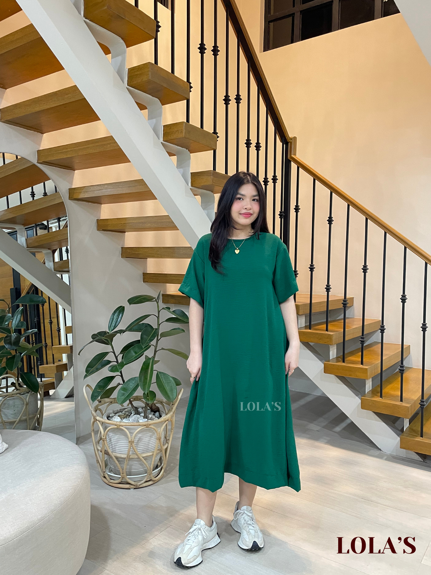 Luna Dress (Emerald)