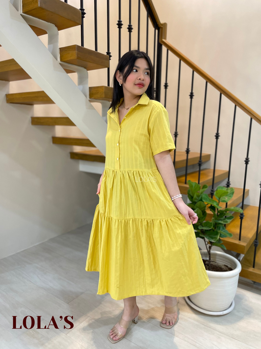 Emily Dress (Mustard)