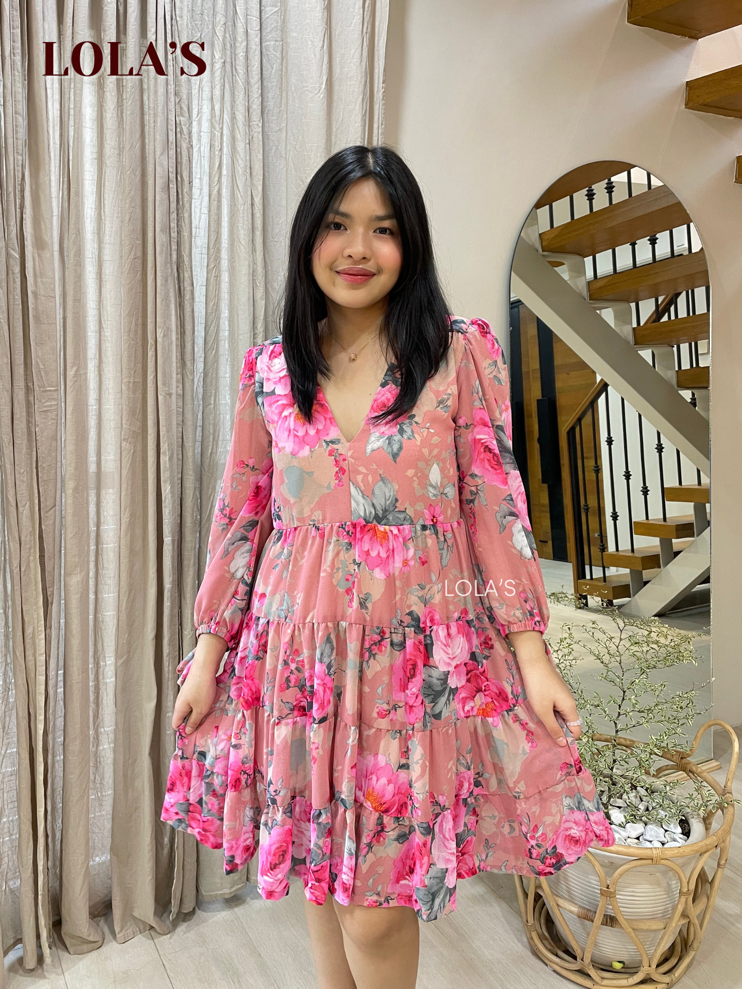 Diana Dress (Sweet Pink)