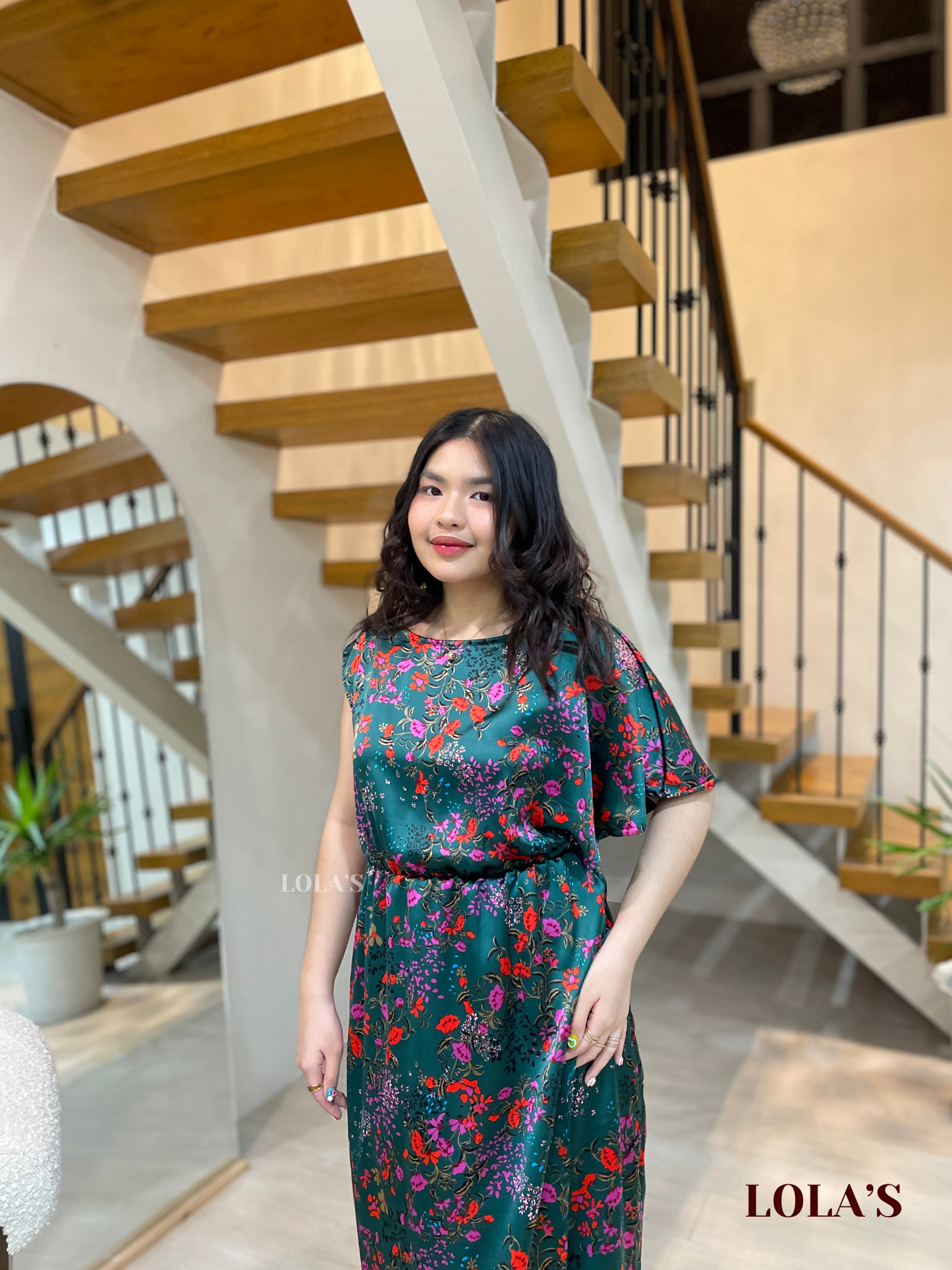 Ollie Dress (Emerald Fleur)