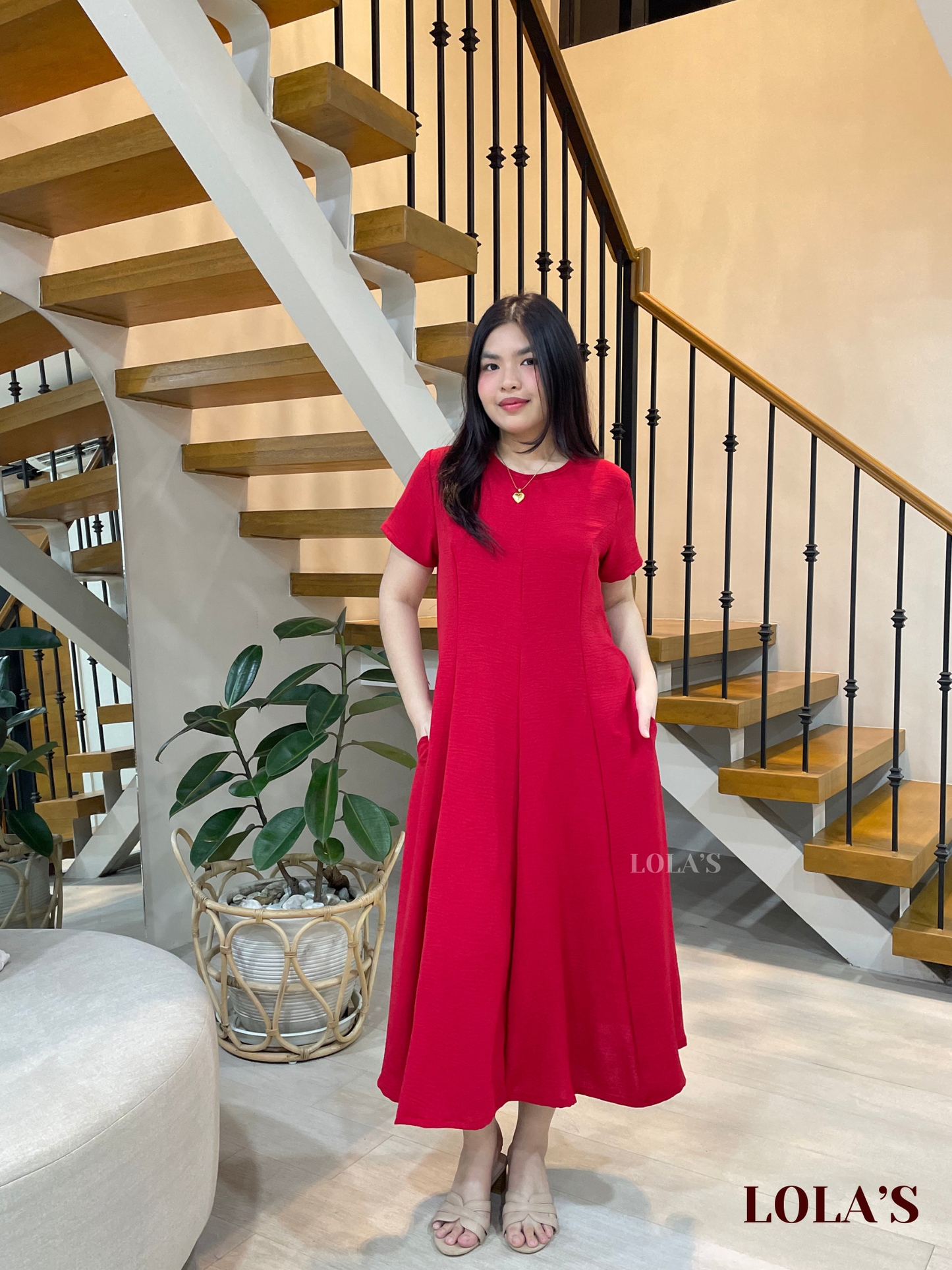 Kathleen Dress (Red)