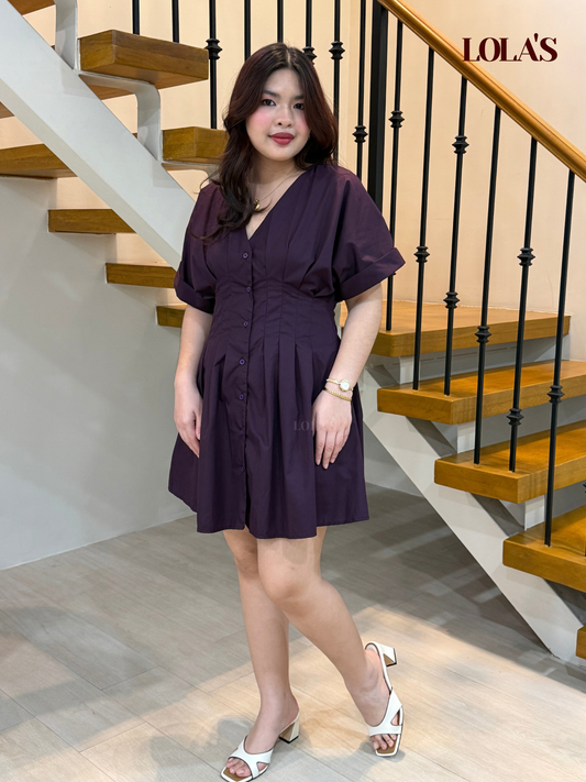 Felicia Dress (Dusk Poplin)