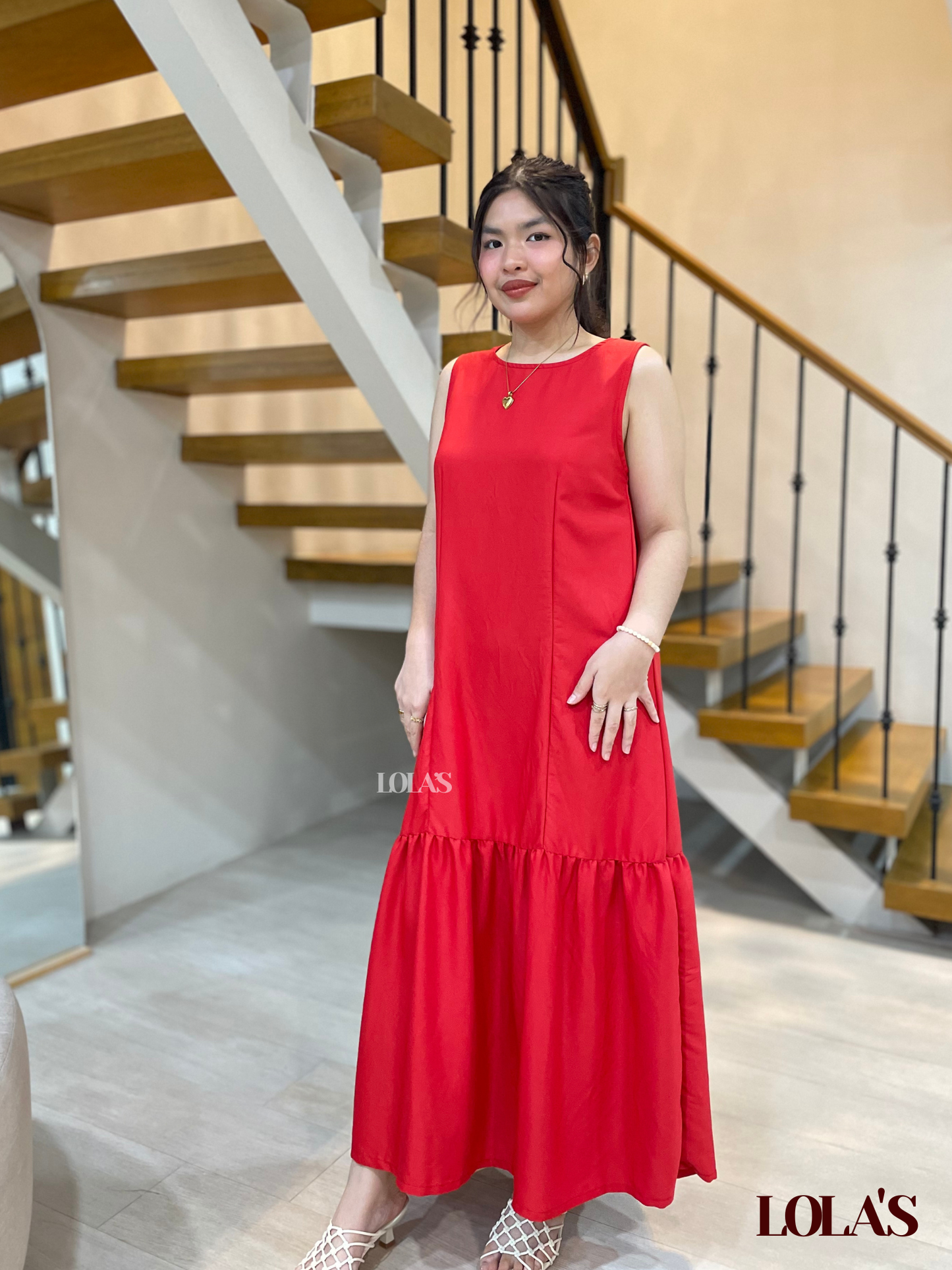 Dominique Dress (Red)