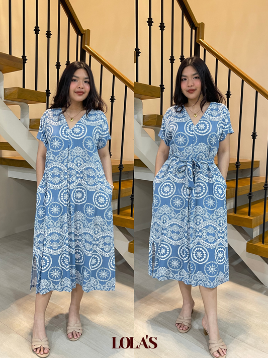 Tracy Dress (Frosted Blue)