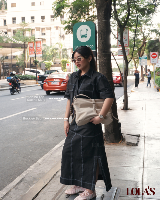 Sabina Skirt (Black Denim)