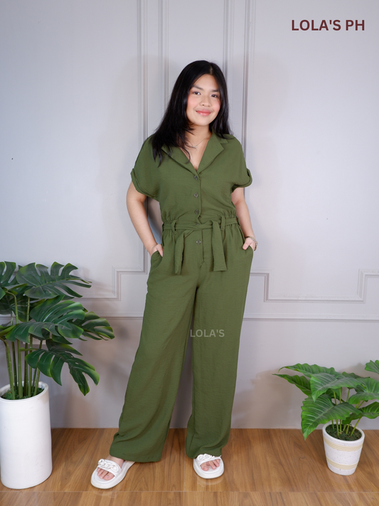 Rianne Jumpsuit (Forest Green)