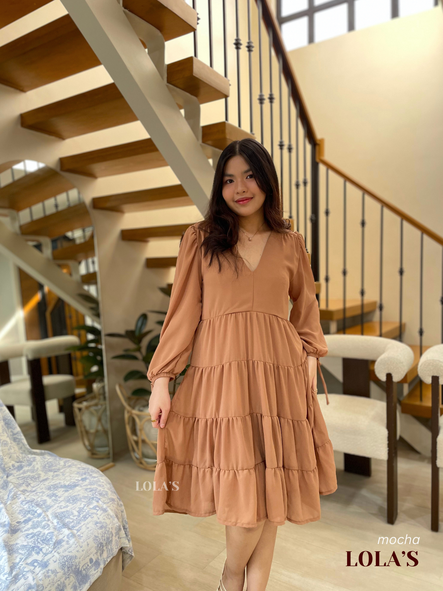 Diana Dress (Mocha)