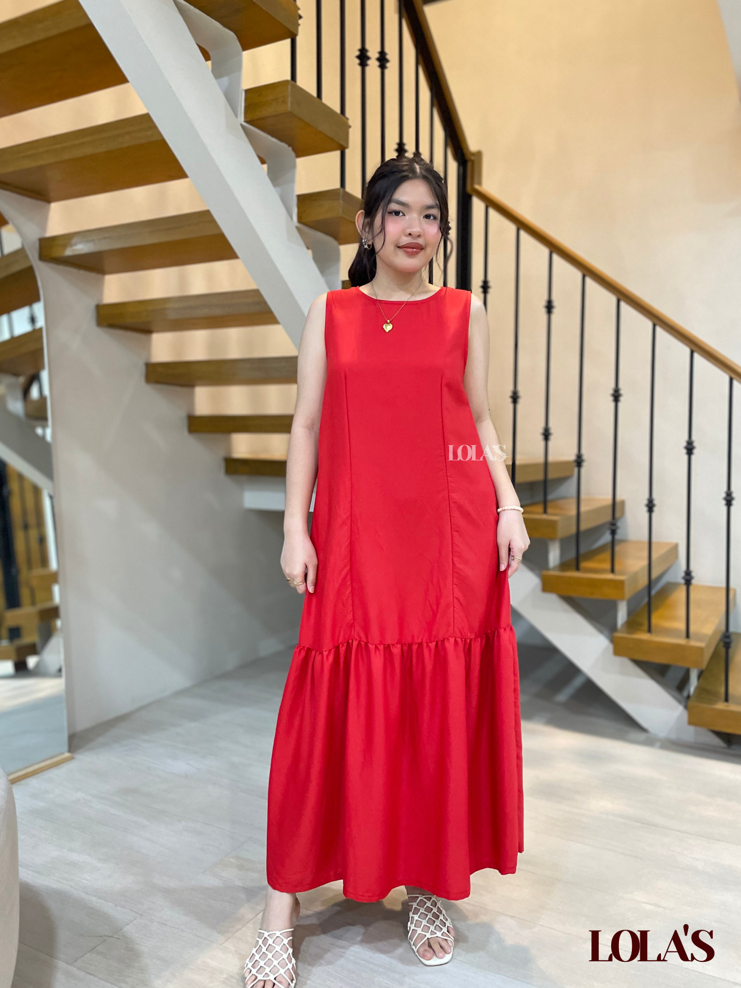 Dominique Dress (Red)