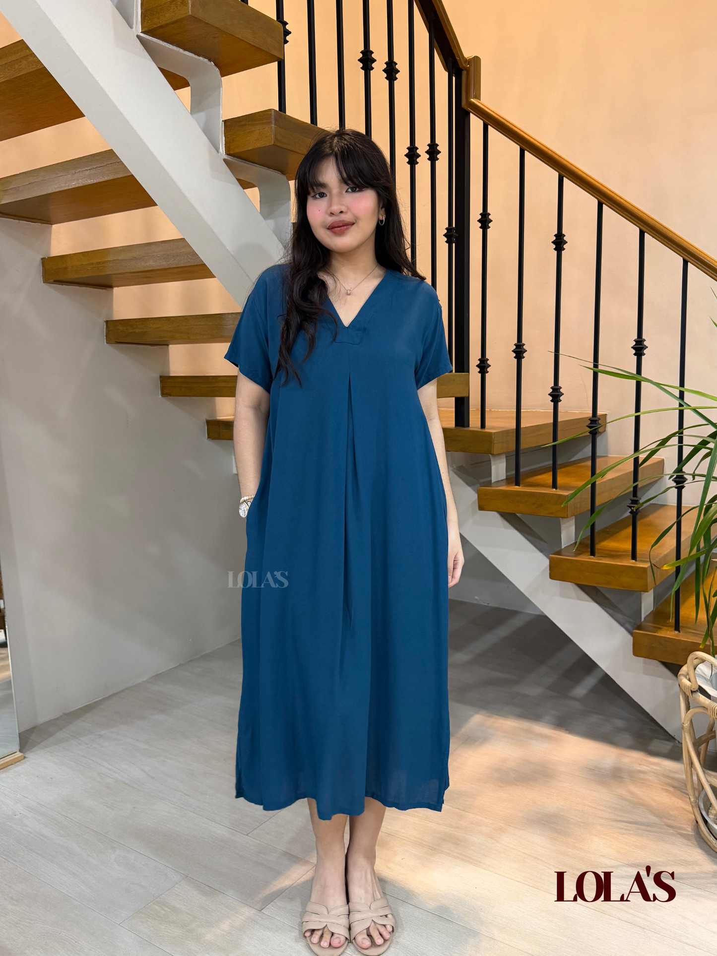 Tracy Dress (Teal Blue)