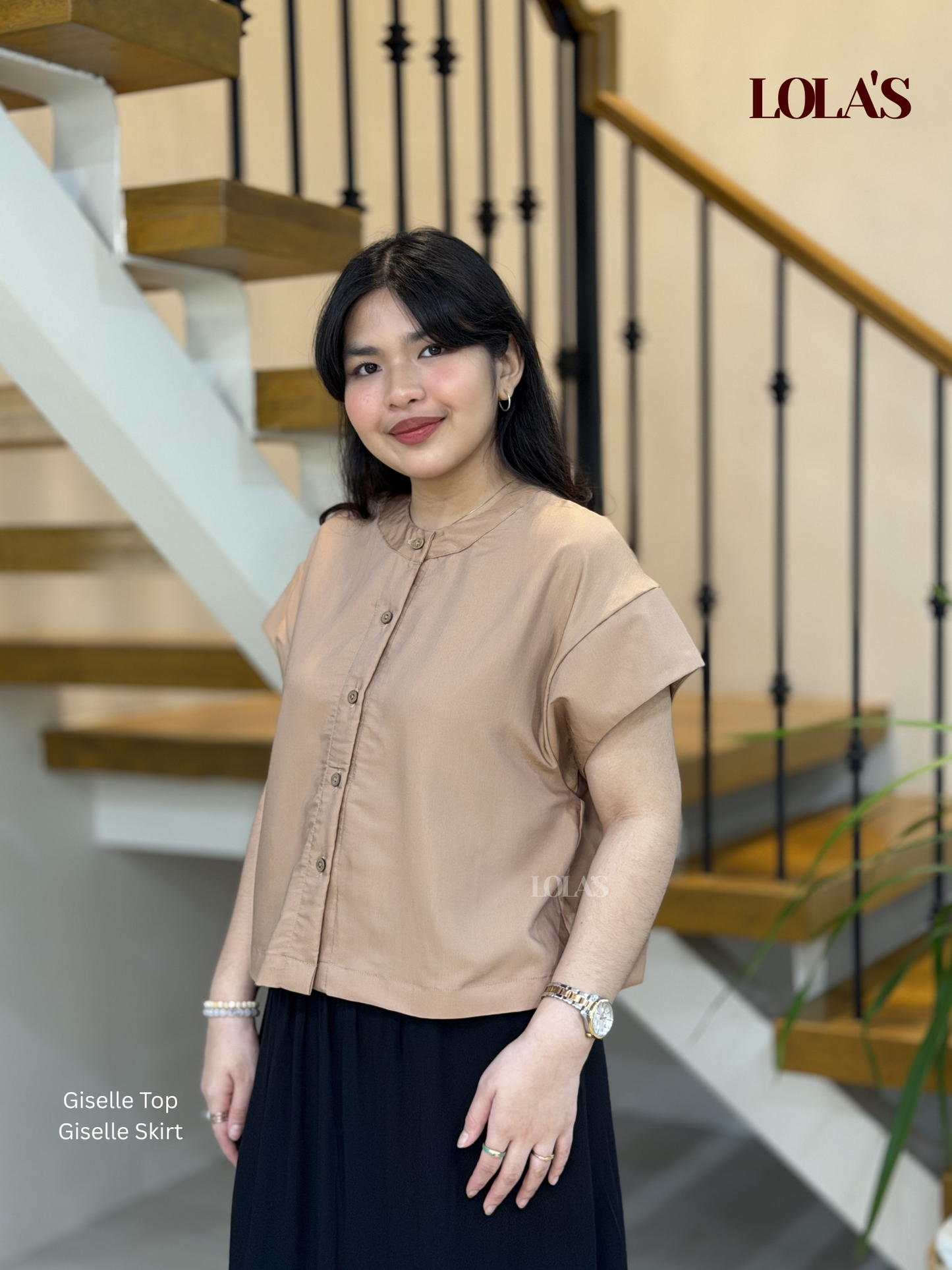 Giselle Top (Soft Brown)