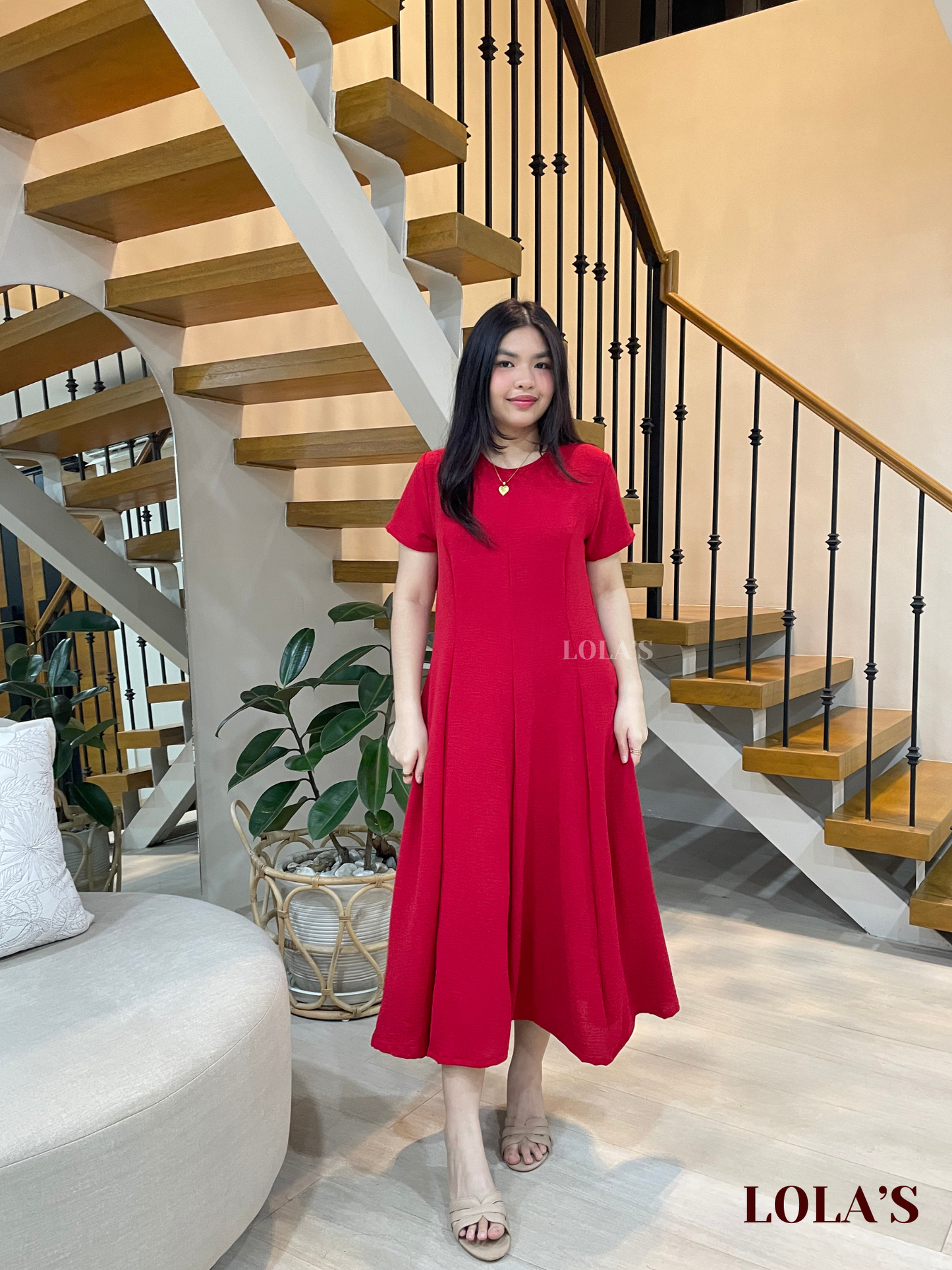 Kathleen Dress (Red)