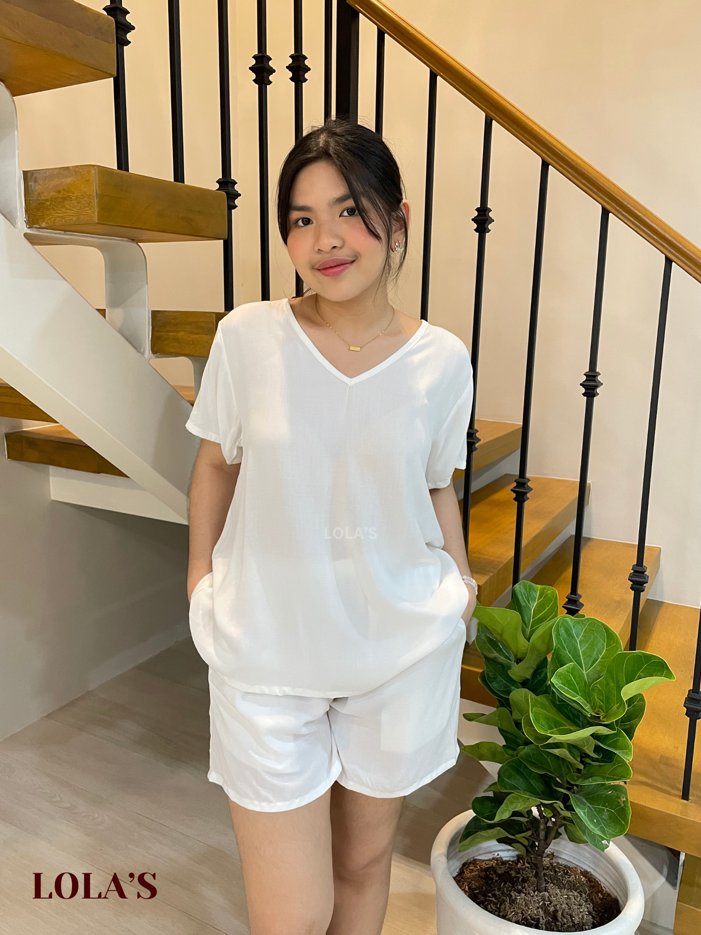 Terno Loungewear Coordinates (White)