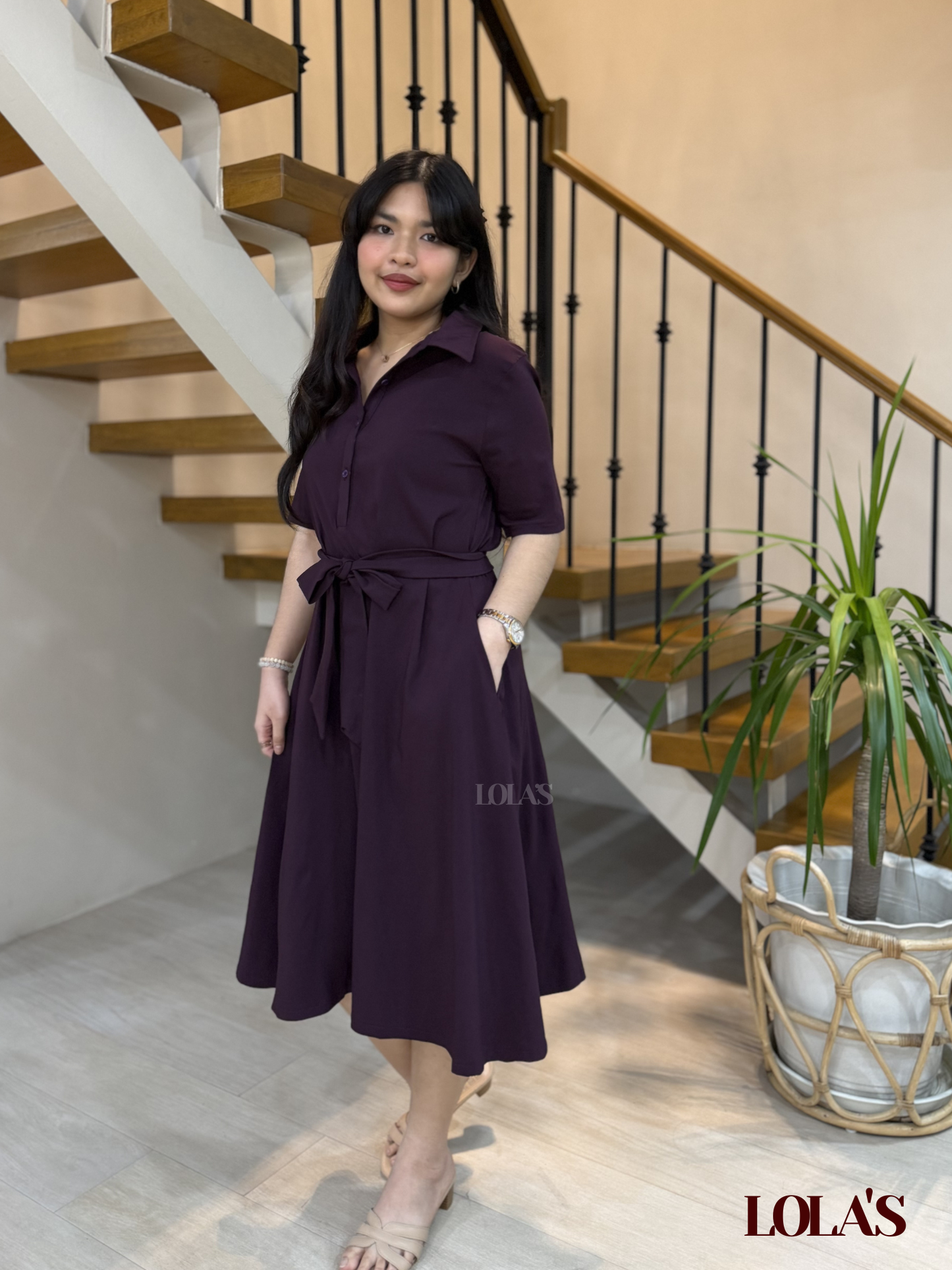 Bianca Dress (Dark Indigo)