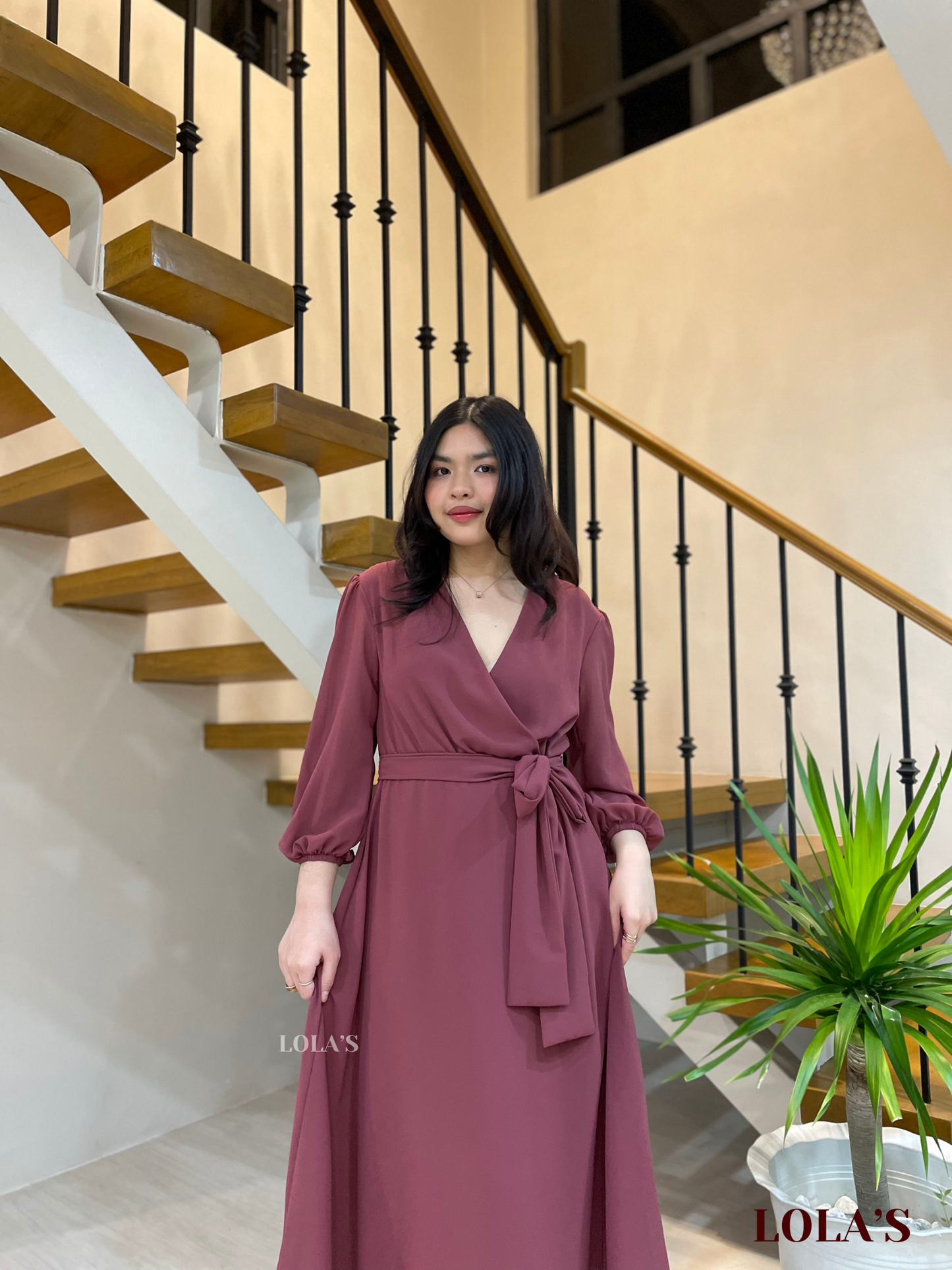 Paula Dress (Plum)