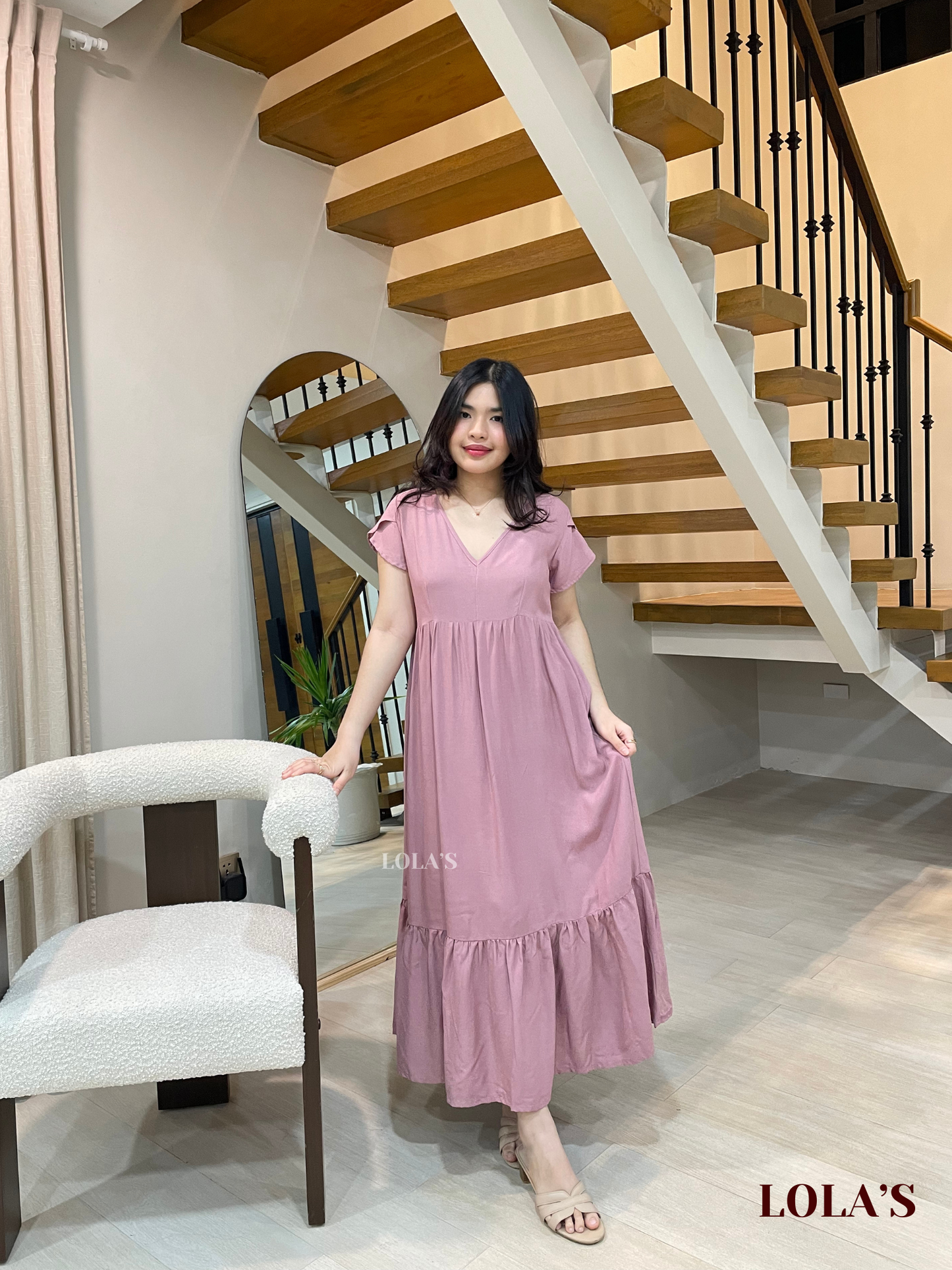 Jane Dress (Dusty Rose)