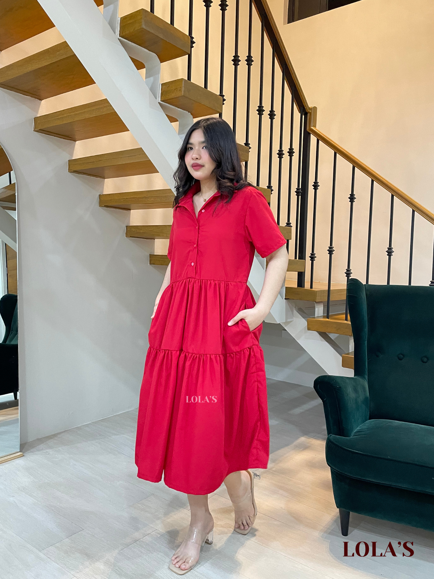 Emily Dress (Red)
