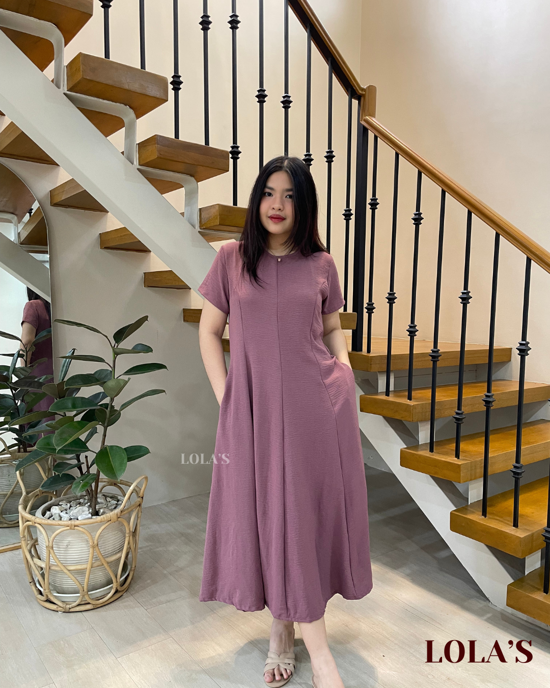 Kathleen Dress (Mauve)