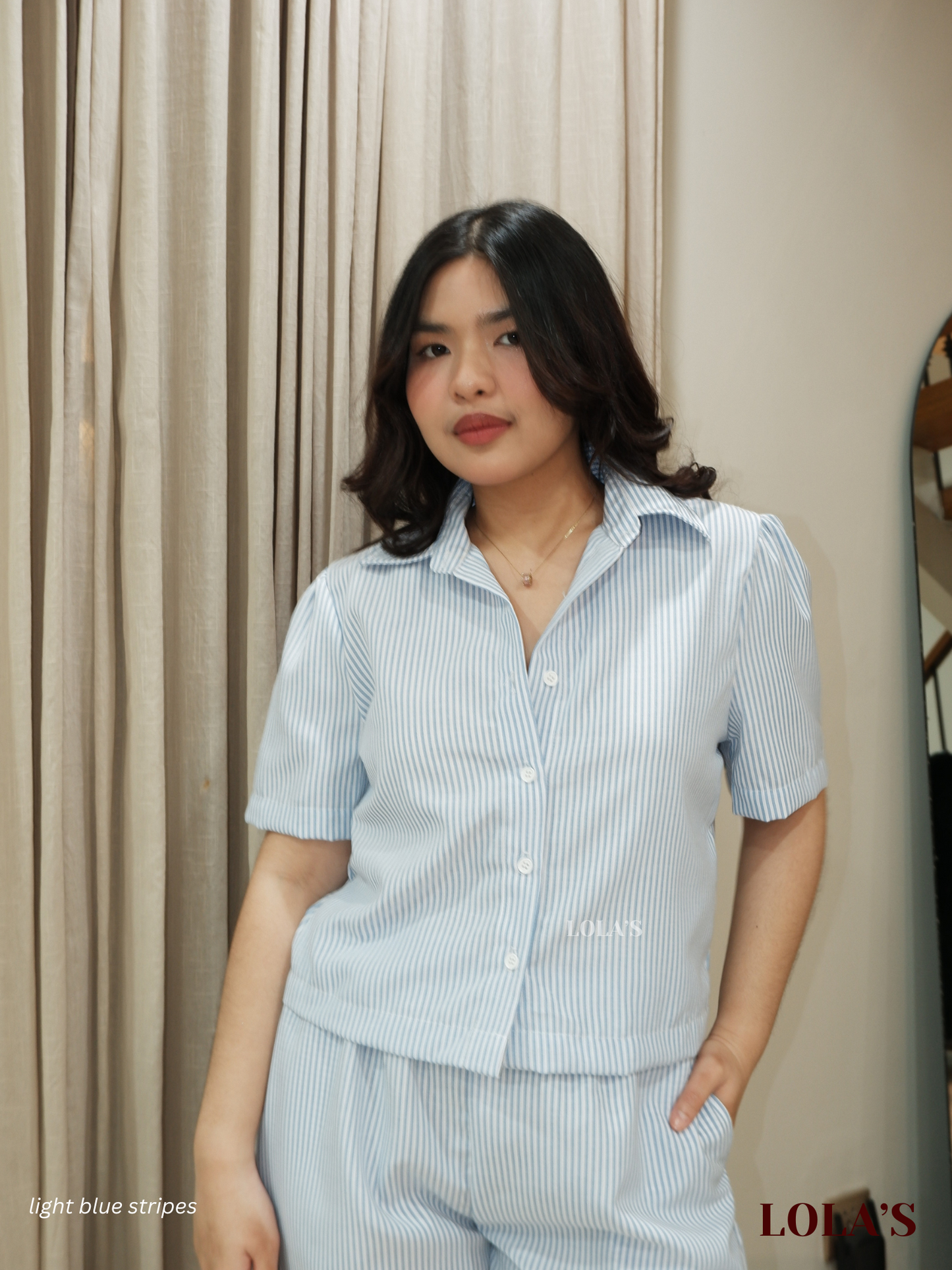 Dani Coords (Light Blue Stripes)