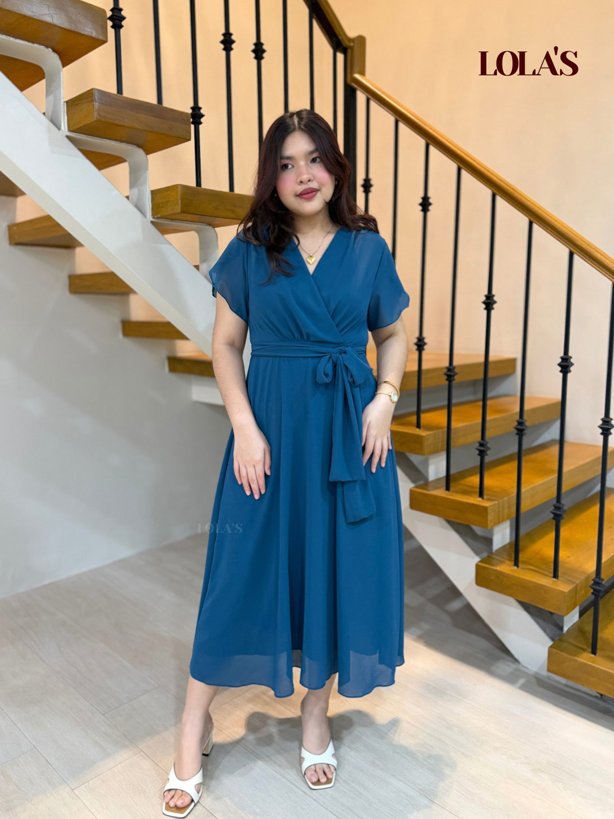 Glinda Dress (Blue Green)