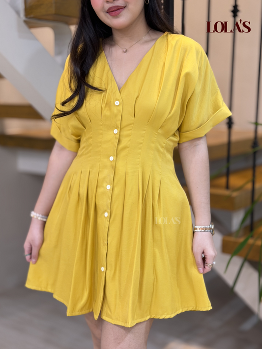 Felicia Dress (Mustard)