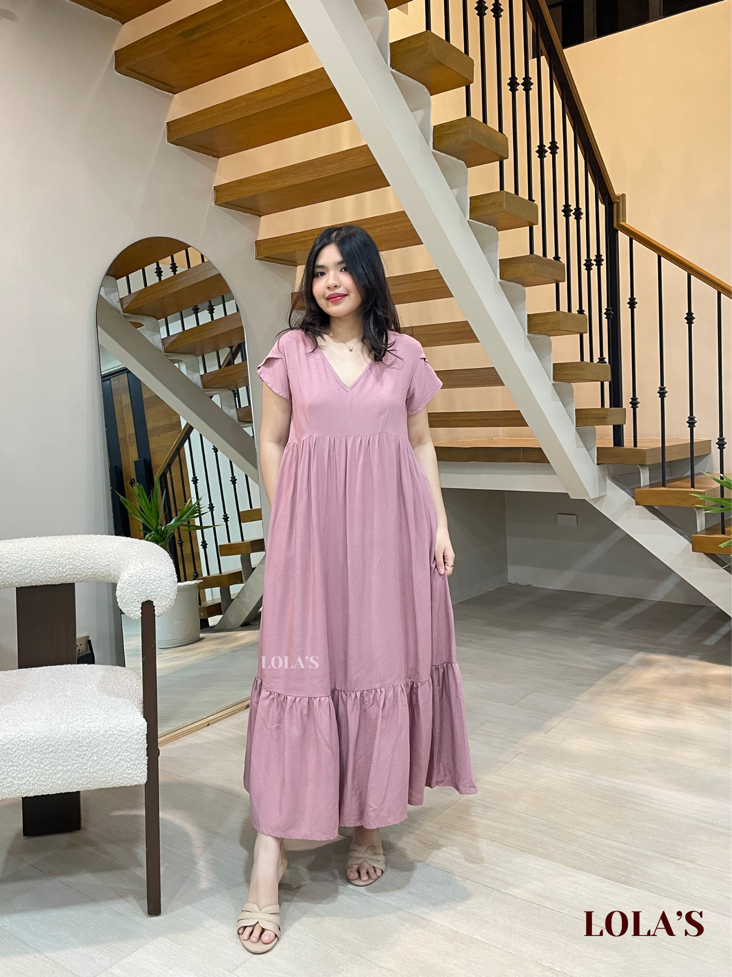 Jane Dress (Dusty Rose)