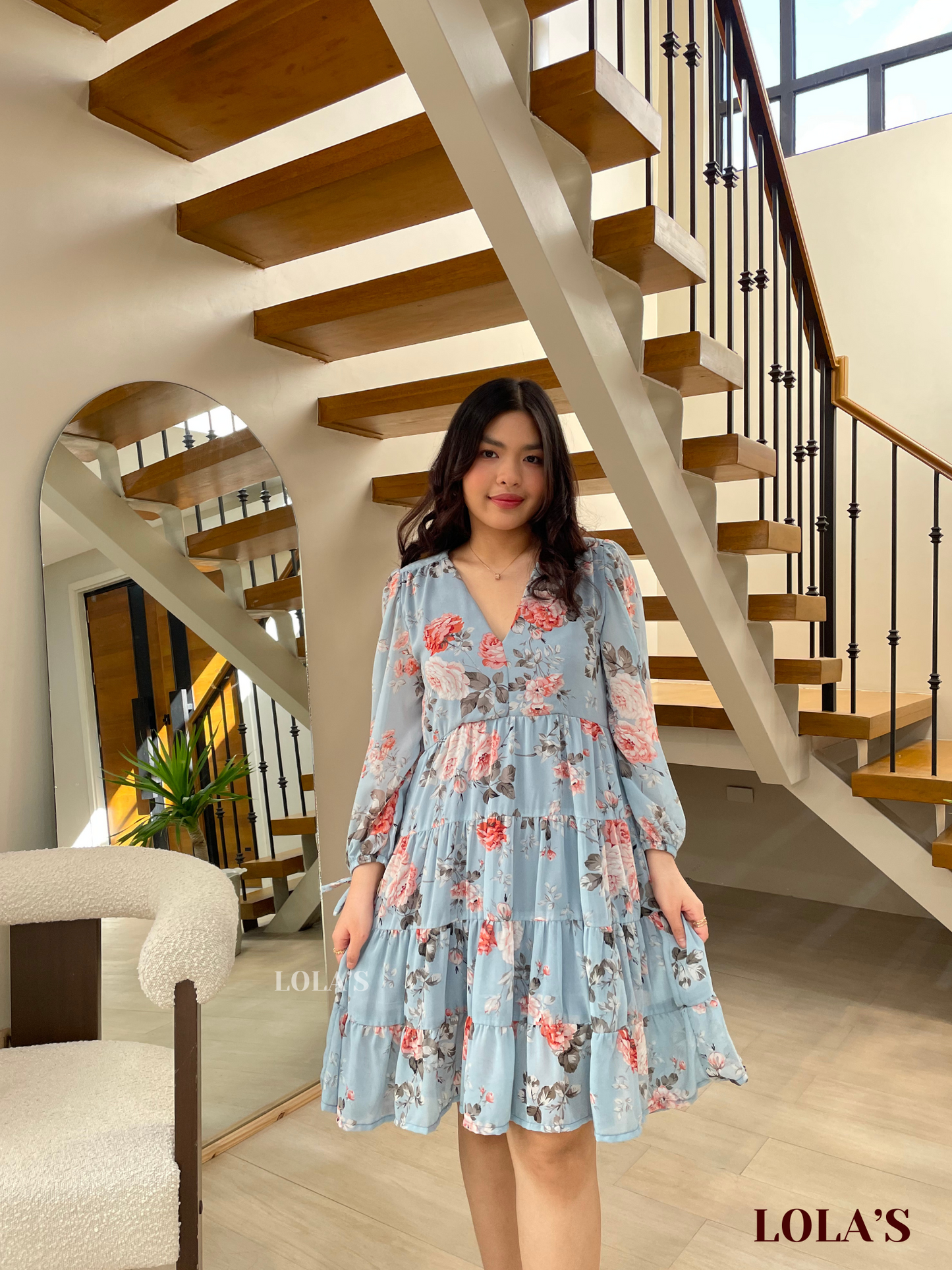 Diana Dress (Cool Garden)