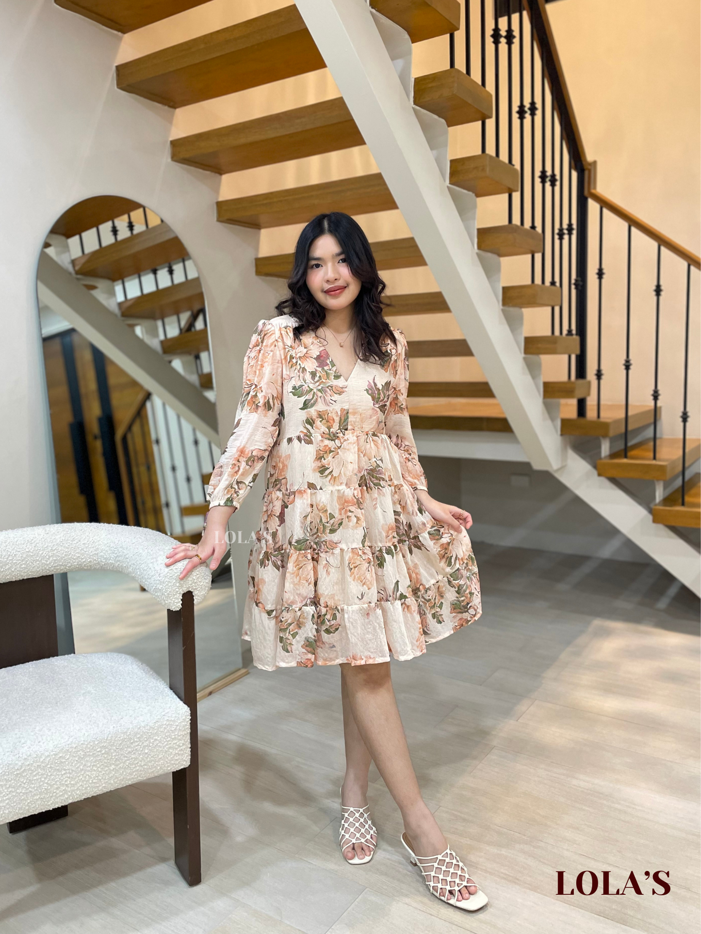 Diana Dress (Painted Flora)